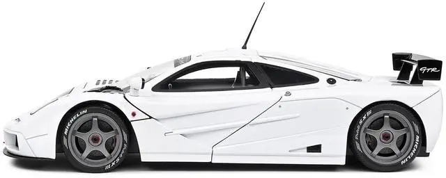 Alt view image 3 of 6 - 1996 McLaren F1 GTR Short Tail White 1/18 Diecast Model Car by Solido