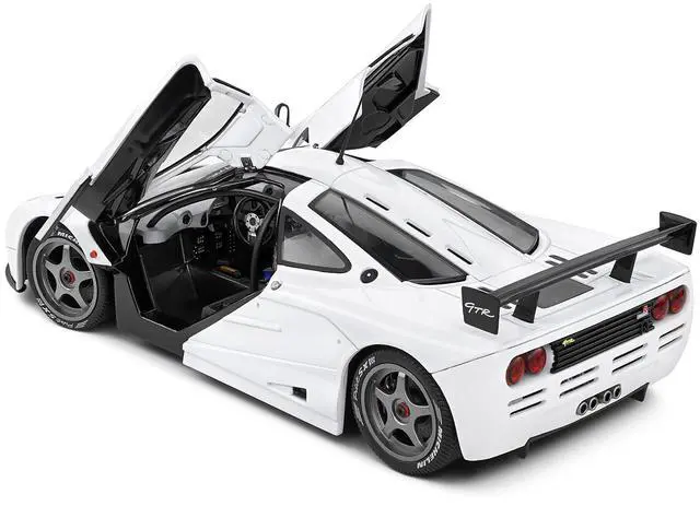 Alt view image 4 of 6 - 1996 McLaren F1 GTR Short Tail White 1/18 Diecast Model Car by Solido