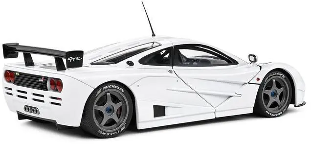 Alt view image 5 of 6 - 1996 McLaren F1 GTR Short Tail White 1/18 Diecast Model Car by Solido