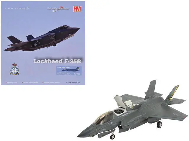 Main image of Lockheed Martin F-35B Lightning II Aircraft "Black Death" (2023) US Marine Corps "Air Power" 1/72 Diecast Model by Hobby Master