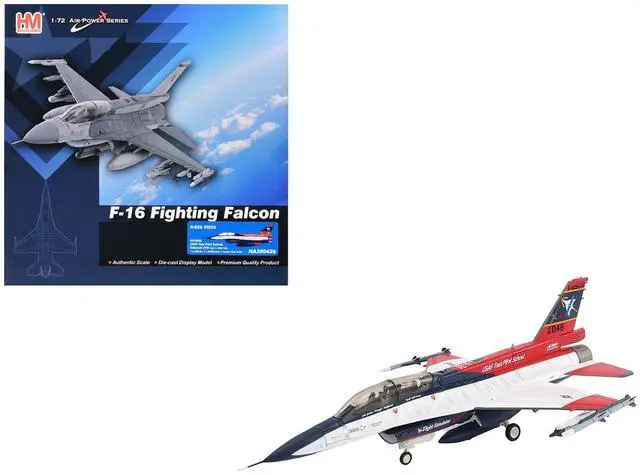 Main image of General Dynamics X-62A VISTA Aircraft with Missiles "USAF" (2024) US Air Force "Air Power" 1/72 Diecast Model by Hobby Master