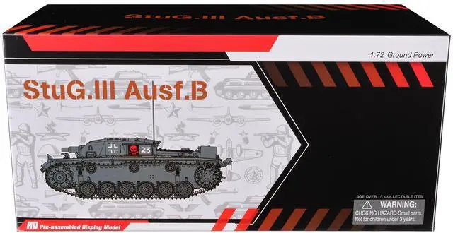 Alt view image 6 of 6 - Germany StuG. III Ausf.B Tank "Eastern Front" (1941) German Army "NEO Dragon Armor" 1/72 Plastic Model by Dragon Models