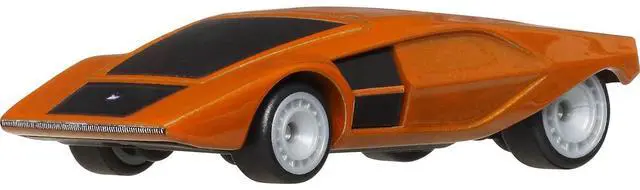 Alt view image 5 of 6 - Lancia Stratos Zero Concept Car Orange Metallic "Hammer Drop" Series Diecast Model Car by Hot Wheels