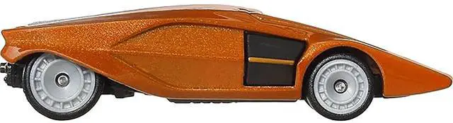 Alt view image 2 of 6 - Lancia Stratos Zero Concept Car Orange Metallic "Hammer Drop" Series Diecast Model Car by Hot Wheels