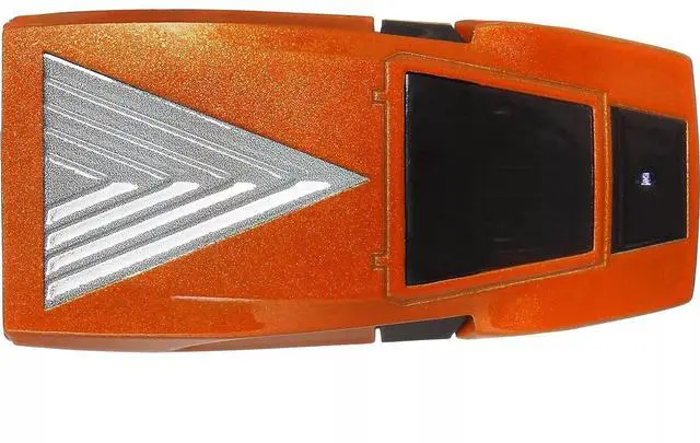 Alt view image 4 of 6 - Lancia Stratos Zero Concept Car Orange Metallic "Hammer Drop" Series Diecast Model Car by Hot Wheels