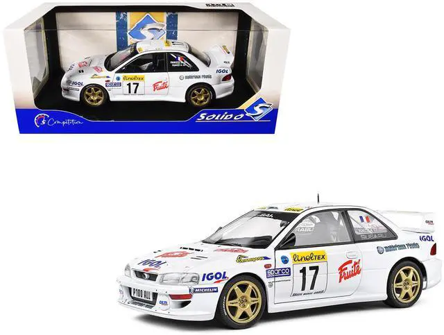 Main image of Subaru Impreza S5 WRC99 22B #17 "Monte Carlo Rally" (1999) "Competition" Series 1/18 Diecast Model Car by Solido