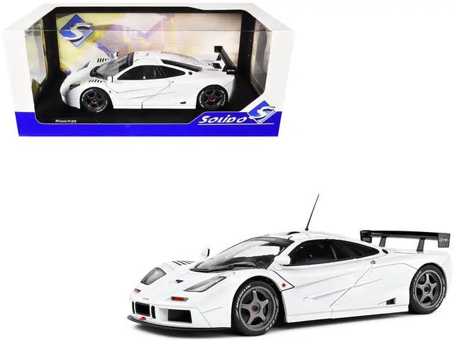 Main image of 1996 McLaren F1 GTR Short Tail White 1/18 Diecast Model Car by Solido