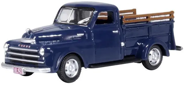 Alt view image 2 of 6 - 1948 Dodge B-1B Pickup Truck Waterway Blue 1/87 (HO) Scale Diecast Model Car by Oxford Diecast