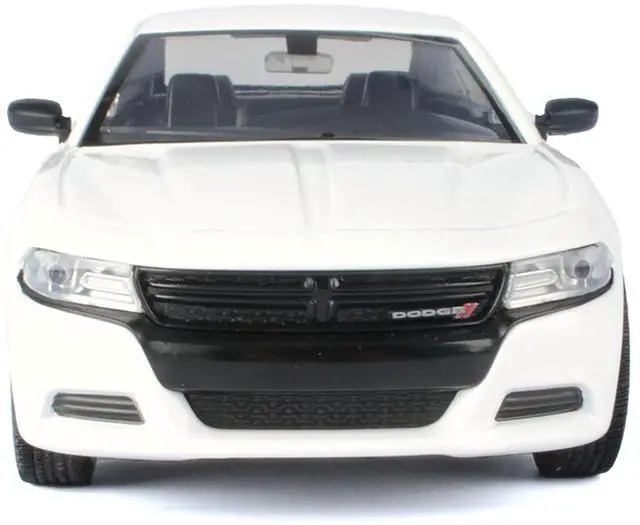Alt view image 3 of 6 - 2023 Dodge Charger Pursuit Police Car White "Law Enforcement and Public Service" Series 1/24 Die cast Model Car by Motormax