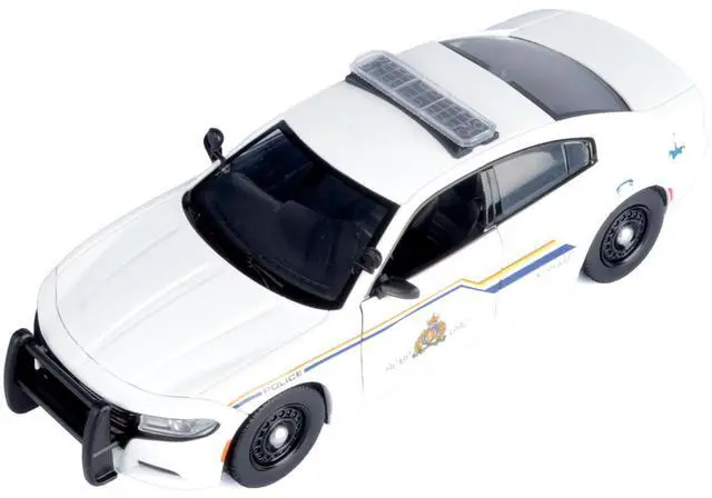 Alt view image 6 of 6 - 2023 Dodge Charger Pursuit Police Car "RCMP" White "Law Enforcement and Public Service" 1/24 Diecast Model Car by Motormax