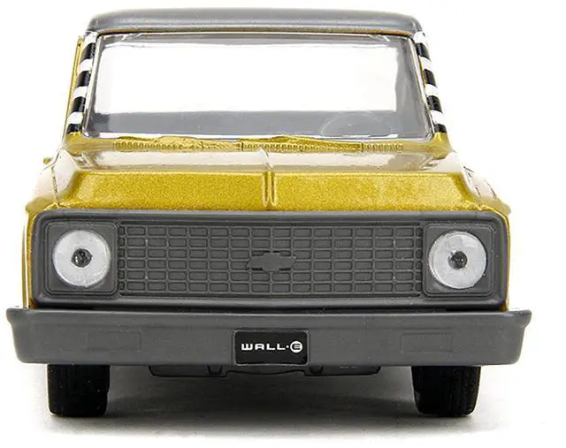 Alt view image 6 of 6 - 1972 Chevrolet Cheyenne Pickup Truck Gold Metallic with Gray Top "Wall-E" (2008) Movie 1/32 Diecast Car Model by Jada