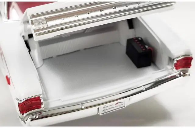 Alt view image 4 of 6 - 1967 Plymouth Belvedere II Super Stock "Don Grotheer" White w/ Graphics and Red Interior Ltd Ed 1/18 Die Cast Model Car by ACME