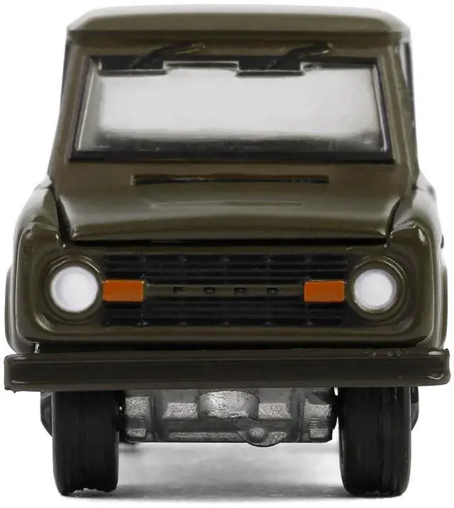 Alt view image 4 of 6 - 1966 Ford Bronco "U.S. Army Proposal" Olive Drab "Battalion 64" Series 5 1/64 Die Cast Model Car by Greenlight