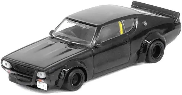 Alt view image 2 of 6 - Nissan Skyline 2000 GT-R (KPGC110) RHD (Right Hand Drive) "LB-Works" Black 1/64 Diecast Model Car by Inno Models