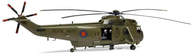 Alt view image 4 of 6 - Level 4 Model Kit Westland Sea King HC.4 Helicopter with 4 Scheme Options 1/48 Plastic Model Kit by Airfix