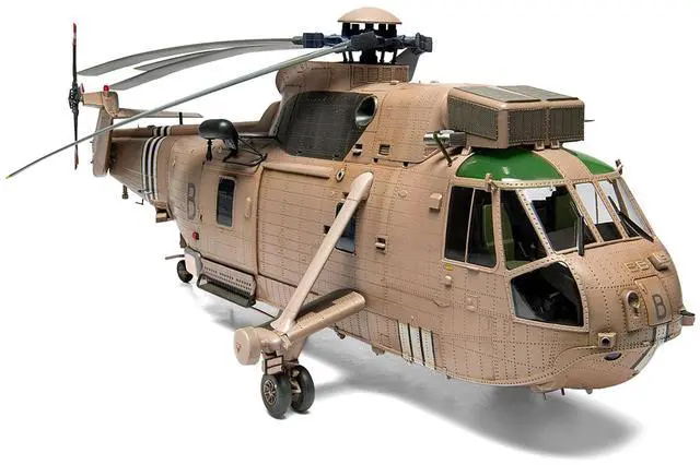 Alt view image 6 of 6 - Level 4 Model Kit Westland Sea King HC.4 Helicopter with 4 Scheme Options 1/48 Plastic Model Kit by Airfix