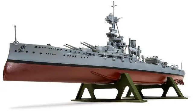 Alt view image 3 of 6 - Level 3 HMS Iron Duke Frigate "Vintage Classics" Series 1/600 Plastic Model Kit by Airfix