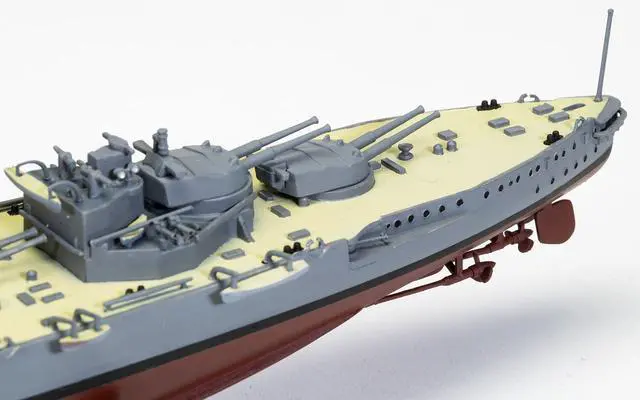 Alt view image 6 of 6 - Level 3 HMS Iron Duke Frigate "Vintage Classics" Series 1/600 Plastic Model Kit by Airfix