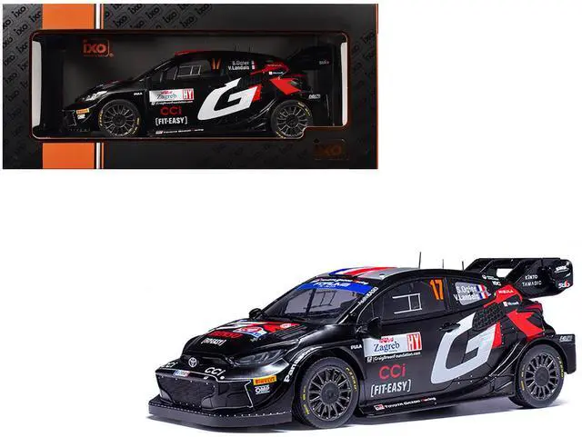Main image of Toyota GR Yaris Rally1 Hybrid #17 Winner "Rally Croatia" (2024) 1/18 Diecast Model Car by IXO Models