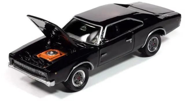 Alt view image 2 of 9 - 1968 Dodge Charger R/T Black "John Wick" (2014) Movie "Pop Culture" 2025 Release 1 1/64 Diecast Model Cars by Johnny Lightning