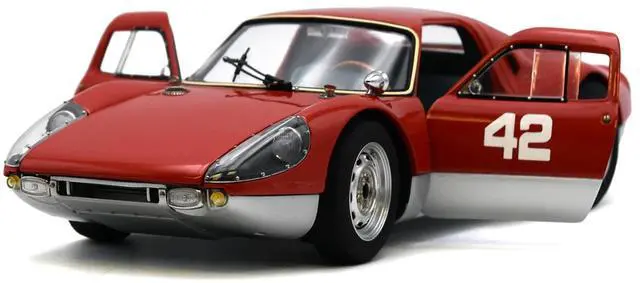 Alt view image 4 of 6 - Porsche 904 Carrera GTS #42 Red "Pebble Beach Auction 2017" Limited Edition to 1000 pieces 1/18 Die Cast Model Car by CMC