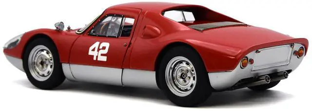Alt view image 5 of 6 - Porsche 904 Carrera GTS #42 Red "Pebble Beach Auction 2017" Limited Edition to 1000 pieces 1/18 Die Cast Model Car by CMC