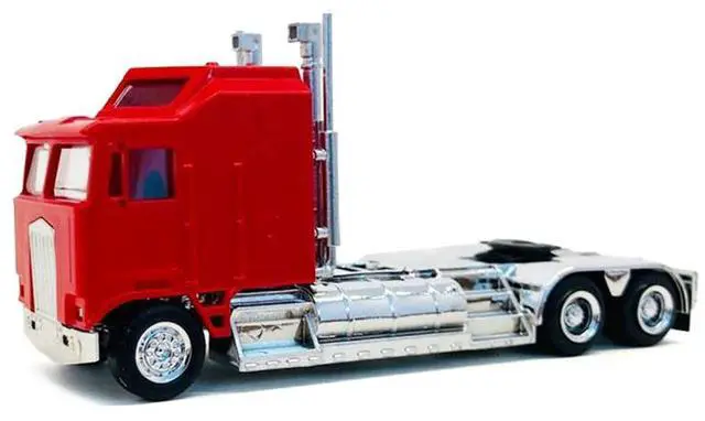 Alt view image 2 of 6 - Kenworth K100 with 5-Bar Grill and XXL Chassis Red 1/87 HO Plastic Model by Promotex
