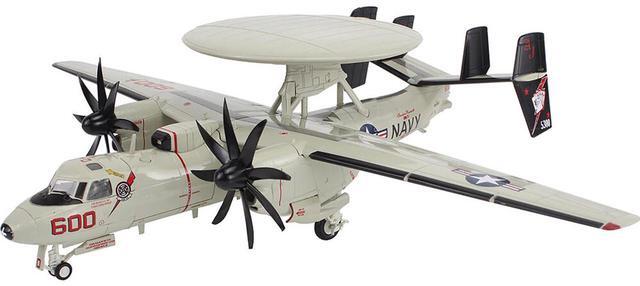 Alt view image 6 of 6 - Northrop Grumman E-2C Hawkeye Aircraft "Bear Aces" (2009) United States Navy "Air Power Series" 1/72 Diecast Model Hobby Master