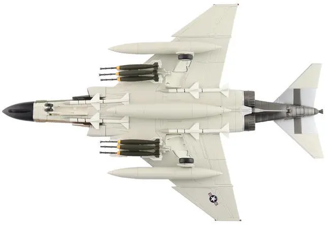 Alt view image 4 of 6 - McDonnell Douglas F-4C Phantom II Fighter-Bomber Aircraft US Air Force "Air Power Series" 1/72 Diecast Model Hobby Master
