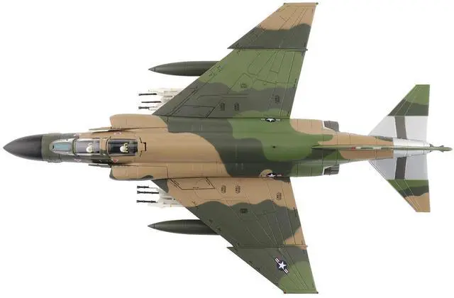 Alt view image 3 of 6 - McDonnell Douglas F-4C Phantom II Fighter-Bomber Aircraft US Air Force "Air Power Series" 1/72 Diecast Model Hobby Master