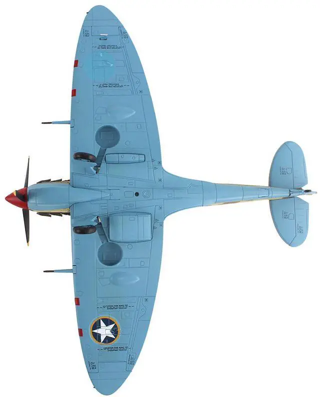 Alt view image 4 of 6 - Supermarine Spitfire Mk.Vb Trop Fighter Aircraft Mediterranean Allied Coastal Air Force 1/48 Diecast Model Hobby Master