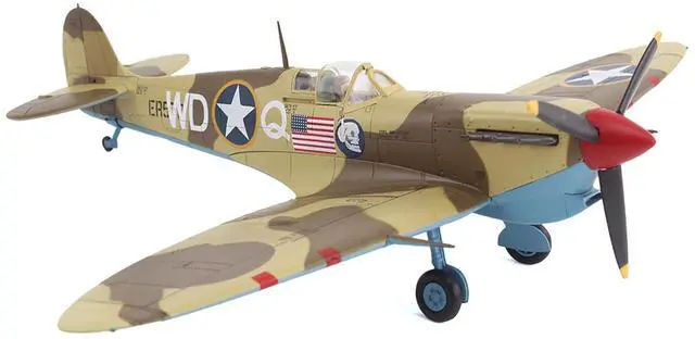 Alt view image 5 of 6 - Supermarine Spitfire Mk.Vb Trop Fighter Aircraft Mediterranean Allied Coastal Air Force 1/48 Diecast Model Hobby Master