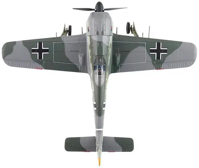 Alt view image 3 of 6 - Focke-Wulf FW 190A-3 Fighter Aircraft German Luftwaffe "Air Power Series" 1/48 Diecast Model Hobby Master
