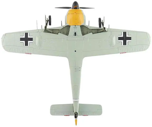 Alt view image 4 of 6 - Focke-Wulf FW 190A-3 Fighter Aircraft German Luftwaffe "Air Power Series" 1/48 Diecast Model Hobby Master