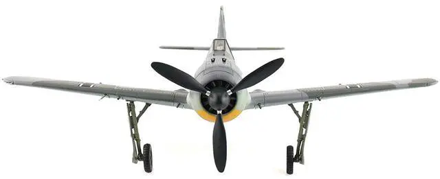 Alt view image 5 of 6 - Focke-Wulf FW 190A-3 Fighter Aircraft German Luftwaffe "Air Power Series" 1/48 Diecast Model Hobby Master