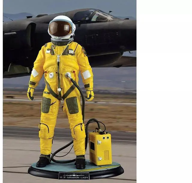 Alt view image 5 of 6 - U-2 "Dragon Lady" Pilot Polyresin Statue "Statue Series" 1/8 Model by Hobby Master