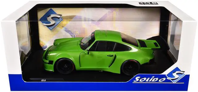 Alt view image 6 of 6 - 2022 Porsche 911 KS-R Green Metallic 1/18 Diecast Model Car by Solido