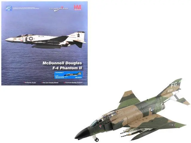 Main image of McDonnell Douglas F-4C Phantom II Fighter-Bomber Aircraft US Air Force "Air Power Series" 1/72 Diecast Model Hobby Master
