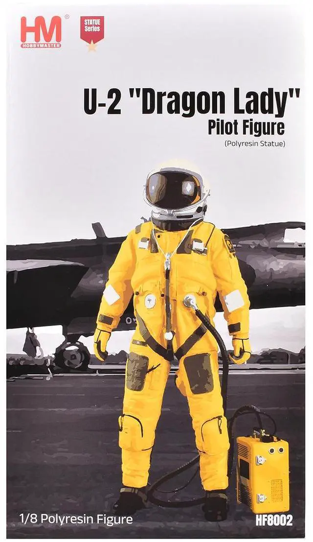 Alt view image 6 of 6 - U-2 "Dragon Lady" Pilot Polyresin Statue "Statue Series" 1/8 Model by Hobby Master