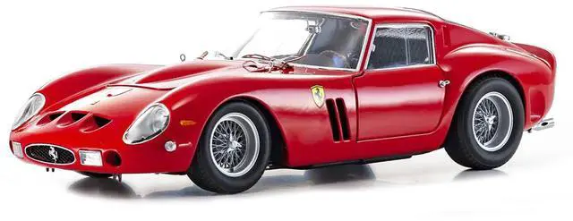 Alt view image 6 of 6 - Ferrari 250 GTO Race Red 1/18 Diecast Model Car by Kyosho