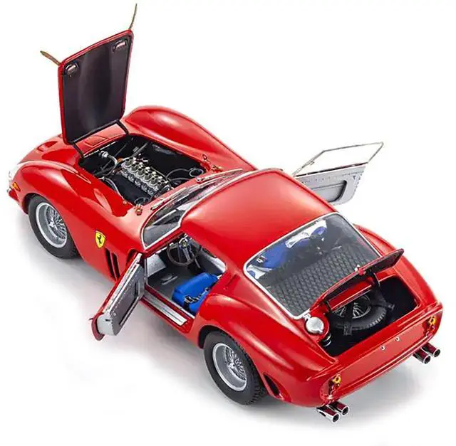 Alt view image 2 of 6 - Ferrari 250 GTO Race Red 1/18 Diecast Model Car by Kyosho