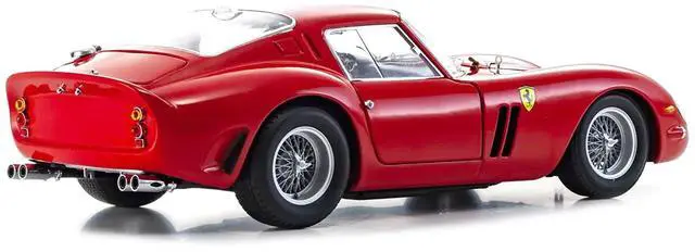 Alt view image 3 of 6 - Ferrari 250 GTO Race Red 1/18 Diecast Model Car by Kyosho