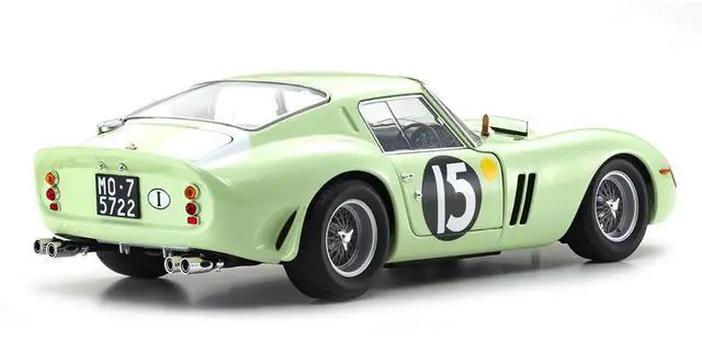 Alt view image 5 of 6 - Ferrari 250 GTO #15 Innes Ireland Winner "Goodwood Tourist Trophy" (1962) 1/18 Diecast Model Car by Kyosho