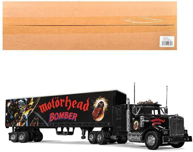 Main image of "Motorhead Bomber" Transport Truck Black 1/50 Diecast Model by Corgi