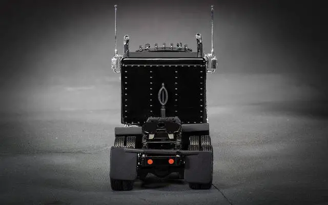 Alt view image 5 of 6 - "Motorhead Bomber" Transport Truck Black 1/50 Diecast Model by Corgi