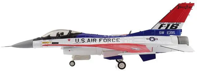 Alt view image 2 of 6 - Lockheed F-16CM Fighting Falcon Fighter Aircraft "Viper Demo" (2024) US Air Force 1/72 Diecast Model by Hobby Master