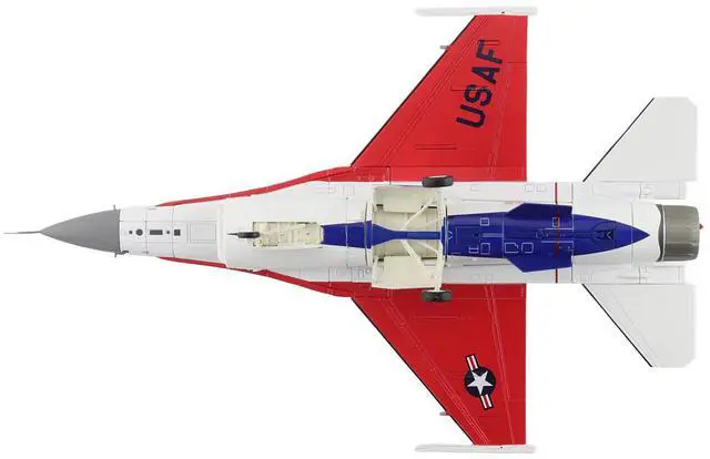 Alt view image 5 of 6 - Lockheed F-16CM Fighting Falcon Fighter Aircraft "Viper Demo" (2024) US Air Force 1/72 Diecast Model by Hobby Master