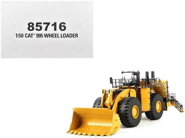 Main image of CAT Caterpillar 995 Wheel Loader Yellow "High Line Series" 1/50 Diecast Model by Diecast Masters