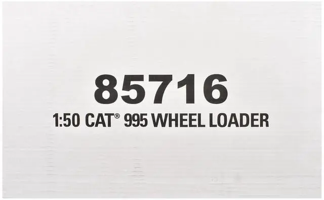 Alt view image 6 of 6 - CAT Caterpillar 995 Wheel Loader Yellow "High Line Series" 1/50 Diecast Model by Diecast Masters