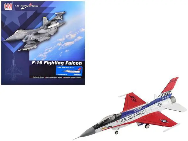 Main image of Lockheed F-16CM Fighting Falcon Fighter Aircraft "Viper Demo" (2024) US Air Force 1/72 Diecast Model by Hobby Master